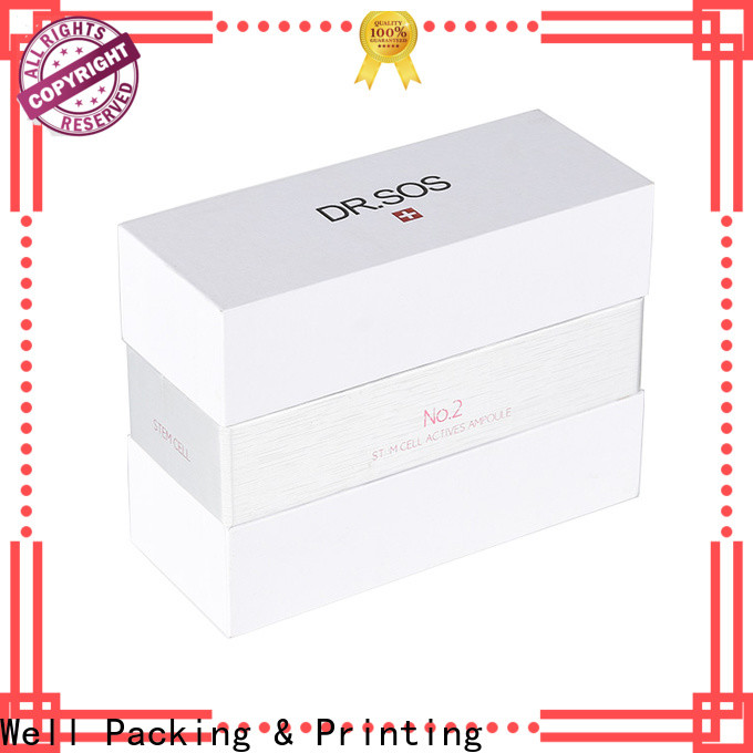 Well Packing & Printing custom cosmetic boxes safe packaging manufacturer