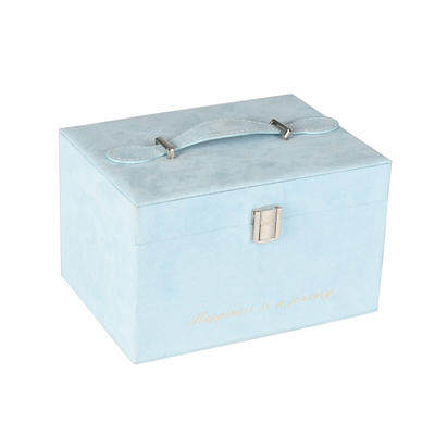 Custom Logo Printed Luxury Small Jewellery Case Storage Cosmetics Boxes Jewelry Paper Box with Lock